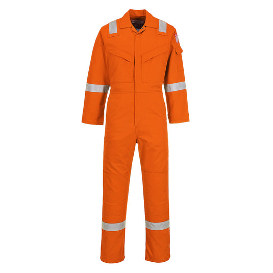 FR50 - Combinaison Flamme Résistant et Antistatique 350g, Orange