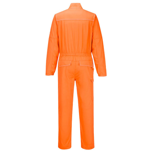 FR527 - Combinaison de Travail FR Bizflame Work CL2, Orange, vue de dos