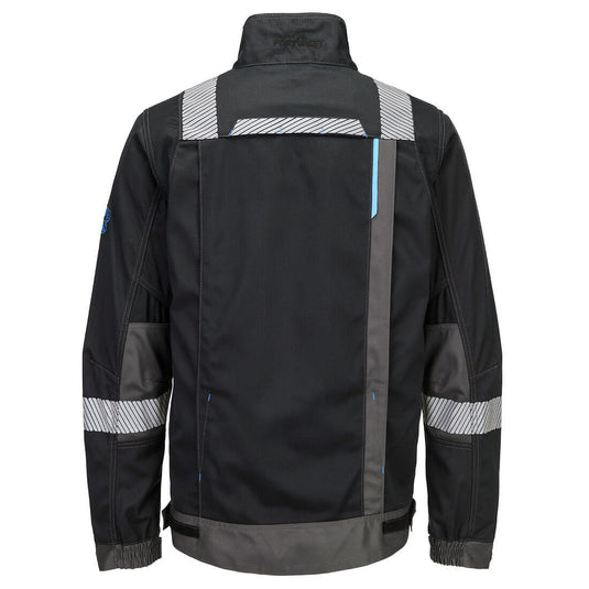 FR602 - Veste de travail Modaflame WX3, Noir, vue de dos 
