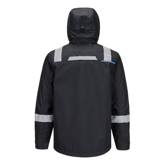 FR619 - Veste de pluie Modaflame FR WX3, Noir, vue de dos 