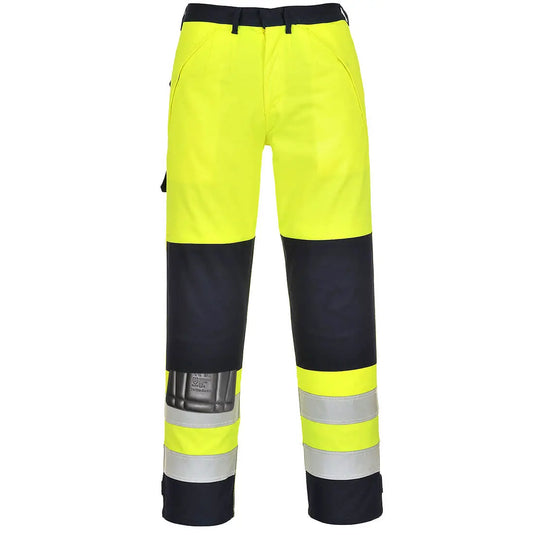 Pantalon haute visibilité multirisques FR62 - protection chaleur feu arc électrique