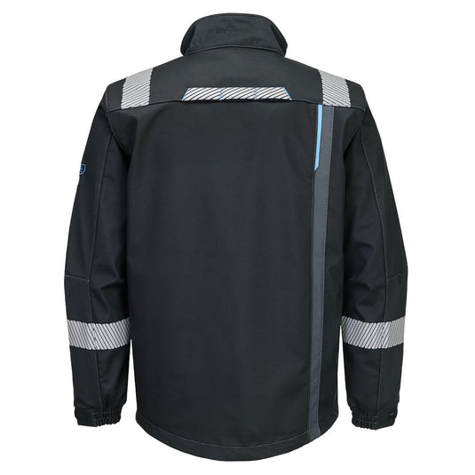 FR704 - Softshell Modaflame WX3, Noir, vue de dos 