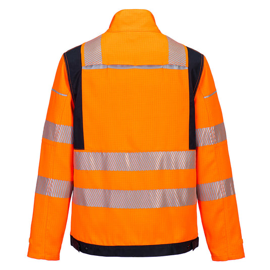 FR722 - Veste de travail Modaflame PW3 HV, Orange/Marine, vue de dos 