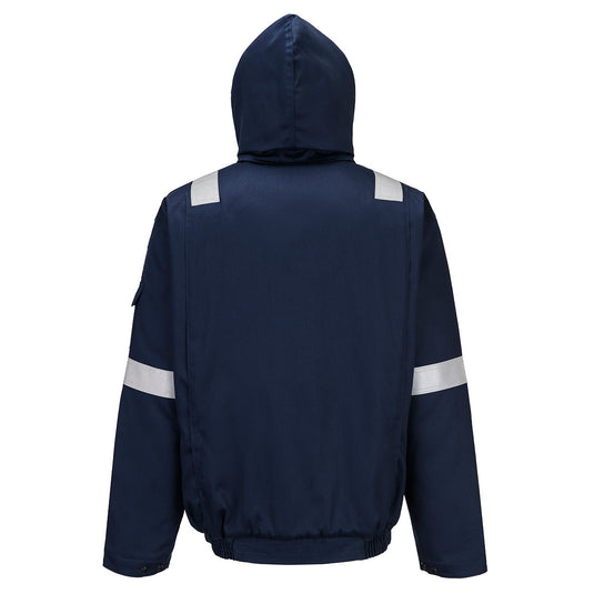 FR731 - Bizflame Work+ FR Blouson bombers, Marine, vue de dos
