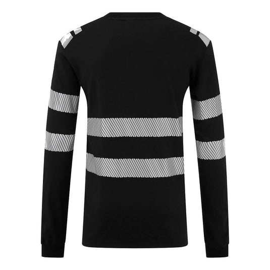 FR732 - Tee shirt ML Modaflame PW3 HV, Noir, vue de dos 