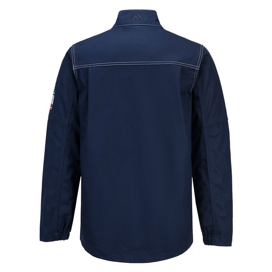 FR749 - Veste de Travail FR Bizflame Work CL2, Marine, vue de dos 