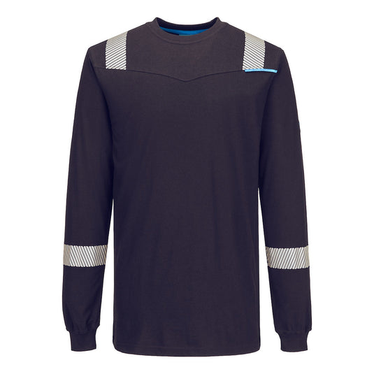 FR751 - T-shirt manches longues WX3 Modaflame Knit FR, Marine