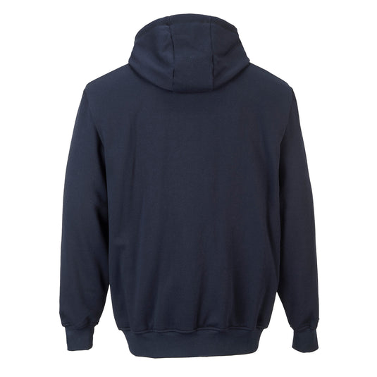 FR81 - Sweatshirt FR zippe a capuche, Marine, vue de dos 