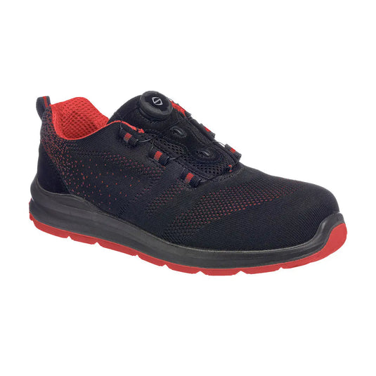 FT08 - Portwest Compositelite Wire Lace Safety Trainer Knit S1P Epi-Protect