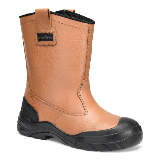 FT23 - Botte Rigger Hiver Cuir Acier S3 CI HI FO SC SR, Bronze