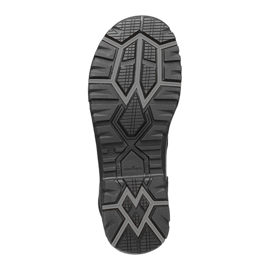 FT30 - Chaussure haute cuir embout acier S3 SC HRO HI CI LG SR, Noir, vue de dos