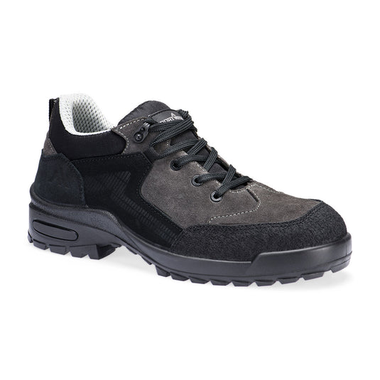 FT73 - Chaussure cuir suédé acier S3L CI FO SR, Noir/Gris 