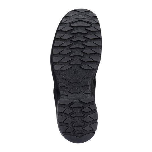 FT73 - Chaussure cuir suédé acier S3L CI FO SR, Noir/Gris, vue de dos 