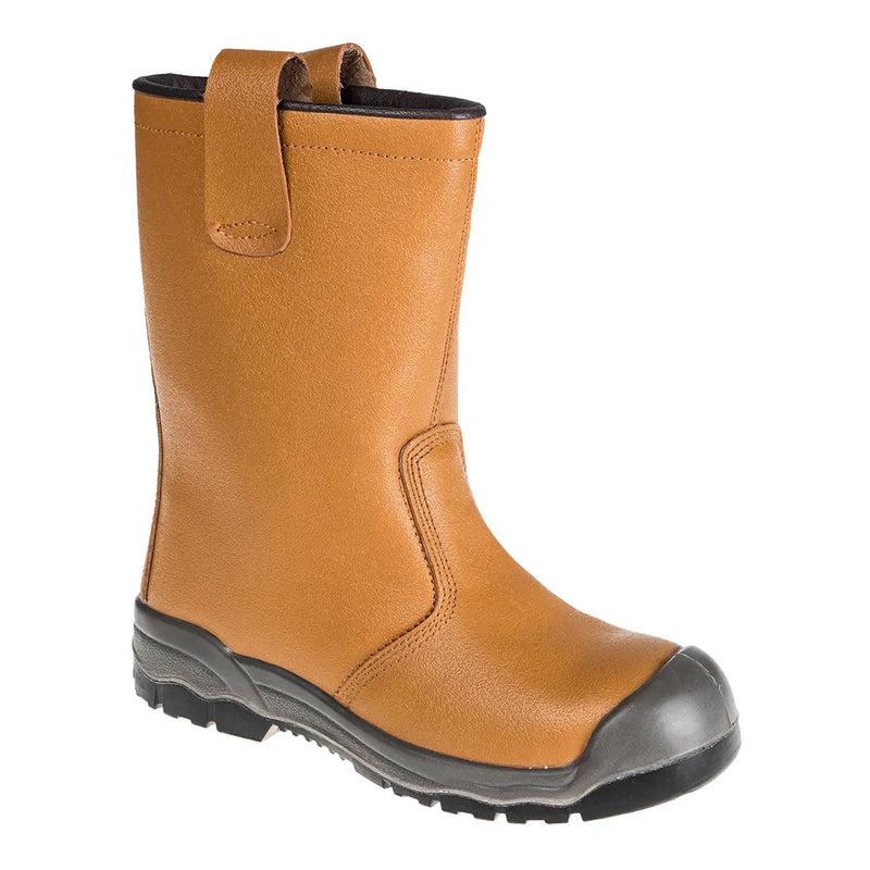 Chargez l'image dans la visionneuse de la galerie, Botte rigger cuir FW13 embout acier - protection travaux hivernaux
