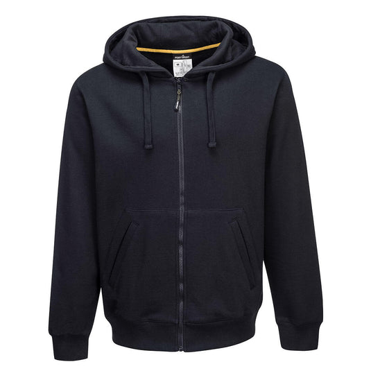 KS31 - Sweatshirt Zippé à capuche Nickel, Noir