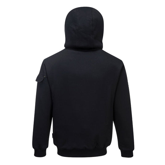 KS32 - Blouson à capuche Pewter, Noir, vue de dos 