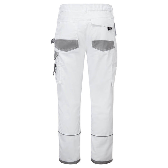 KS54 - PANTALON PEINTRE PRO, Blanc, vue de dos 