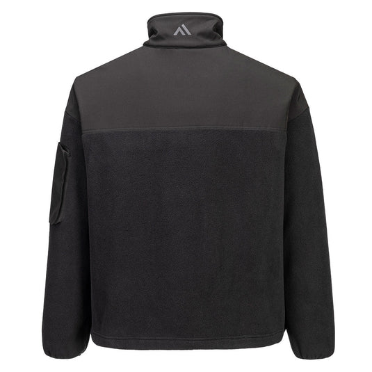 KX378 - Polaire KX3 1/4 zip, Noir, vue de dos