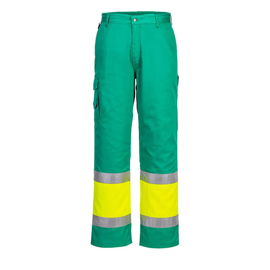 Pantalon haute visibilité L049 - tissu anti-taches Texpel pour travaux intensifs