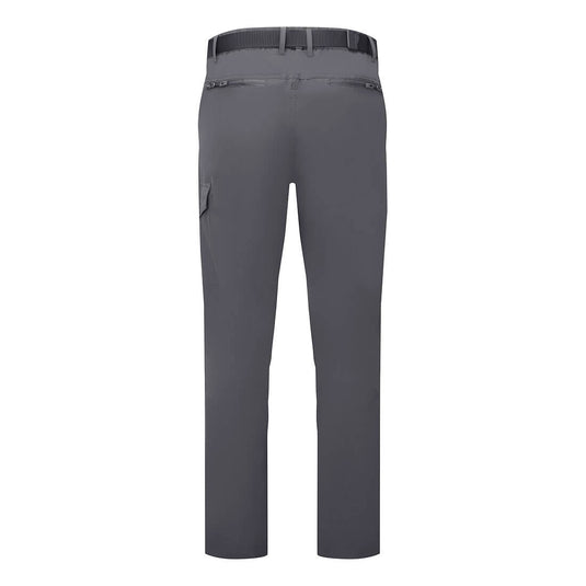 L711 - Pantalon ultra léger slim Stretch, Gris Métal, vue de dos