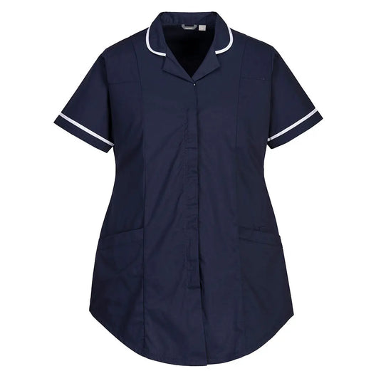 Tunique professionnelle maternité LW18 - fermeture zippée et poches