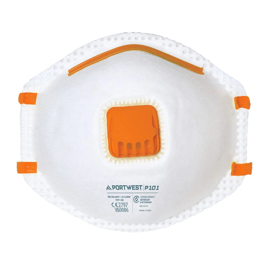 Masque poussière FFP1 avec valve P101 - protection respiratoire confortable