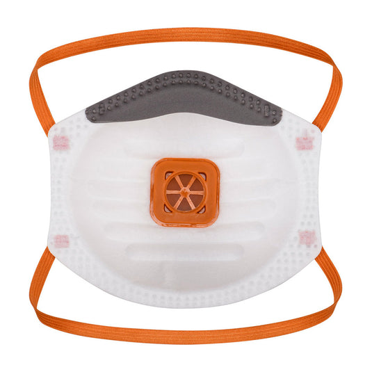 P101 - Masque poussières à valve FFP1 (Pk10), Blanc, vue de dos 