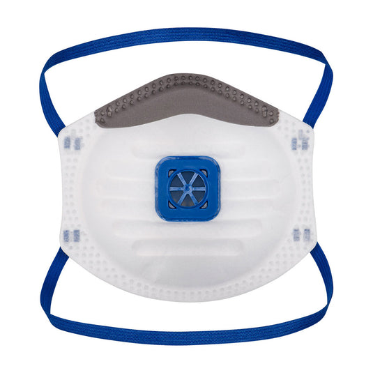 P201 - Masque FFP2 avec valve (10pcs), Blanc, vue de dos 
