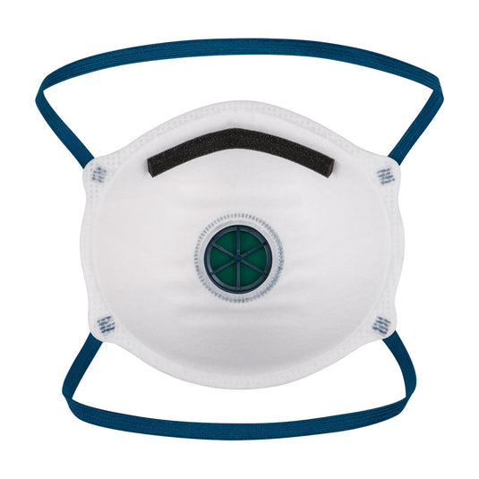 P203 - Masque FFP2 à valve - Dolomite (Pk10), Blanc, vue de dos 
