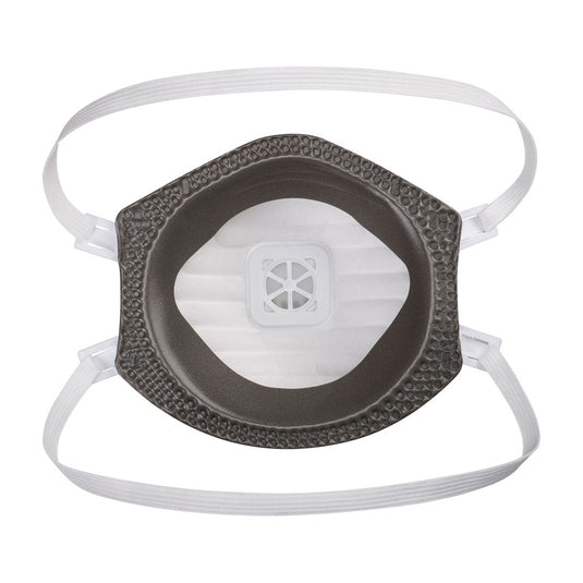 P301 - Masque FFP3 avec valve (10 pcs), Blanc, vue de dos 