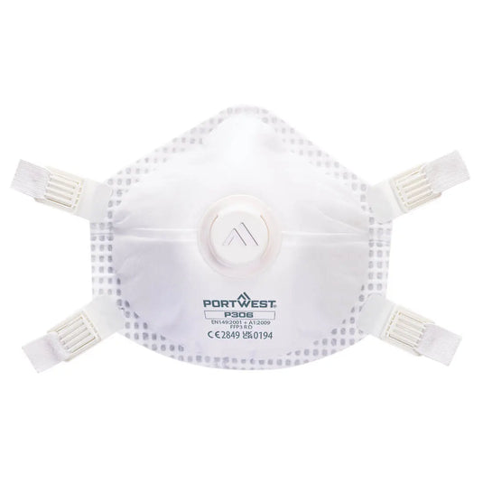 P306 - Masque FFP3 Ultimate réutilisable avec valve (Paquet de 5 pièces) Epi-Protect