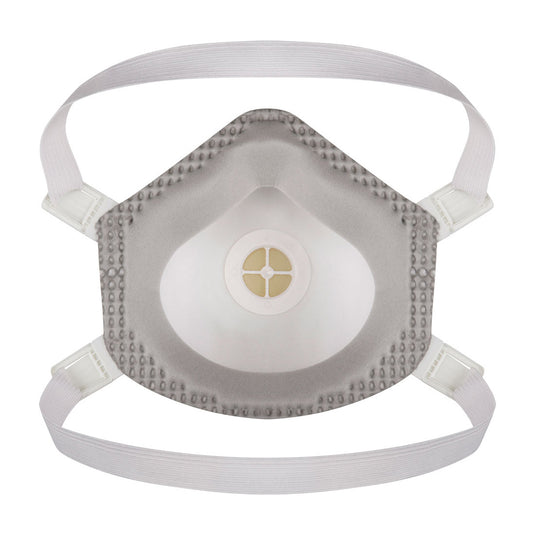 P306 - Masque FFP3 Ultimate réutilisable avec valve (Paquet de 5 pièces), Blanc, vue de dos 