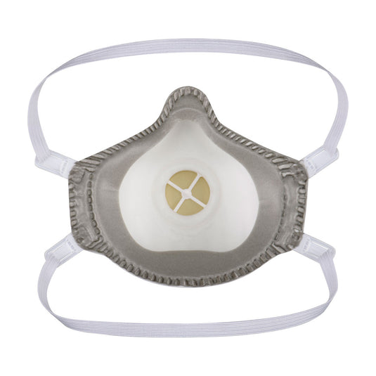 P307 - Masque FFP3 Ultimate réutilisable avec valve (Paquet de 5 pièces), Blanc, vue de dos 