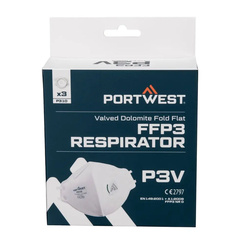 Chargez l'image dans la visionneuse de la galerie, Masque FFP3 à soupape pliable Dolomite P310 - protection respiratoire maximale
