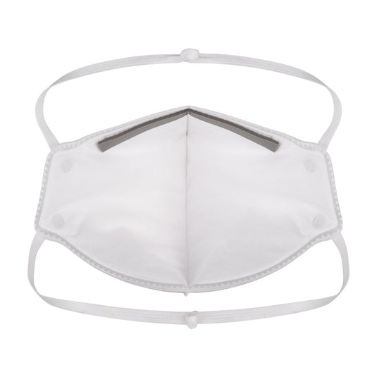 P350 - Masque plat pliable FFP3 Dolomite (Pk20), Blanc, vue de dos 