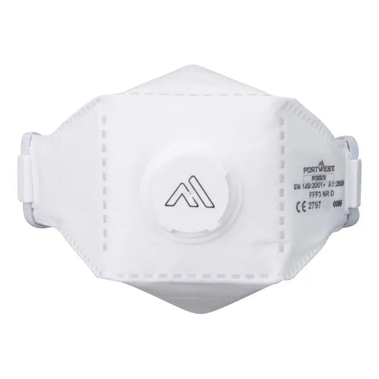 P393 - Masque EAGLE pliable FFP3 Dolomite avec valve (Pk10) Epi-Protect