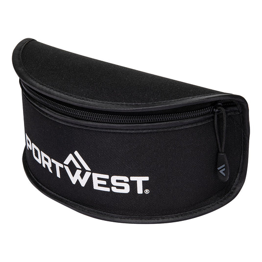 PA16 - Étui de rangement pour lunettes de protection, Noir, vue de dos 