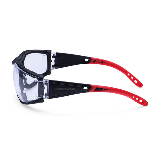 PB32 - Lunettes de sécurité Wrap Around Pro, Incolore, vue de dos