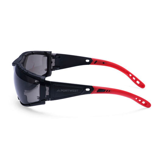 PB32 - Lunettes de sécurité Wrap Around Pro, Fumé, vue de dos
