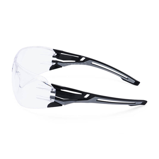 PR01 - Lunettes de protection enveloppantes anthracite, CLR, vue de dos