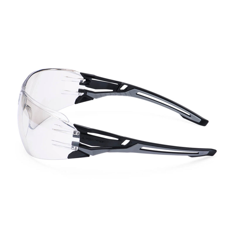 Chargez l'image dans la visionneuse de la galerie, PR01 - Lunettes de protection enveloppantes anthracite, MIR, vue de dos # Couleur_MIR
