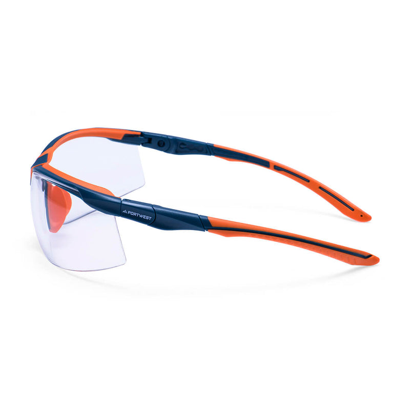Chargez l'image dans la visionneuse de la galerie, PS13 - Lunettes de protection MEGA KN (anti-rayures et anti-buées), Incolore, vue de dos # Couleur_Incolore
