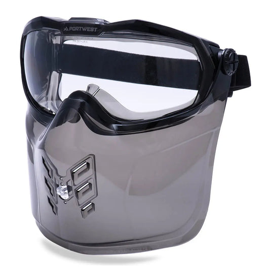Masque protection visage intégral PS22 - lunettes avec pare-visage relevable