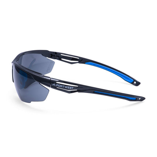 PS37 - Lunettes de sécurité anthracite, Fumé, vue de dos 