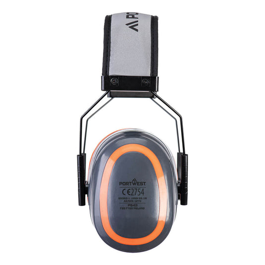 PS43 - Casque Anti-Bruit HV Extreme 36db, Gris, vue de dos 