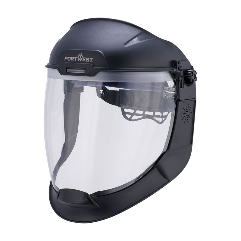 Chargez l'image dans la visionneuse de la galerie, PS98 - Visière arc classe 1 avec support frontal, Incolore, vue de dos # Couleur_Incolore
