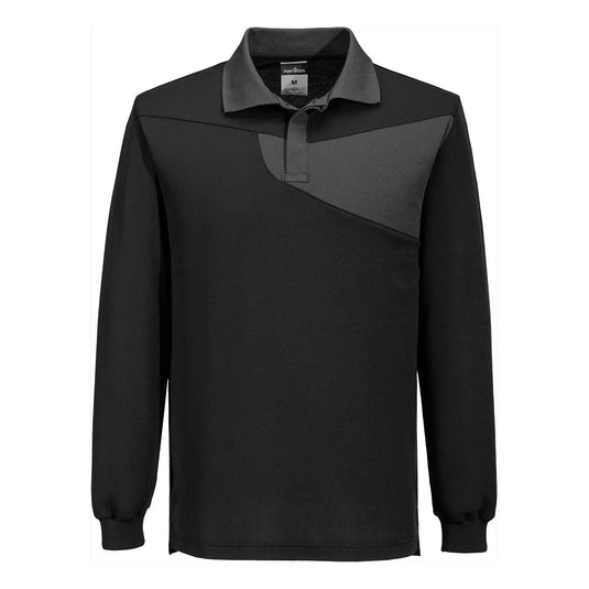 Polo PW2 PW218 - protection UV et design contrasté professionnel