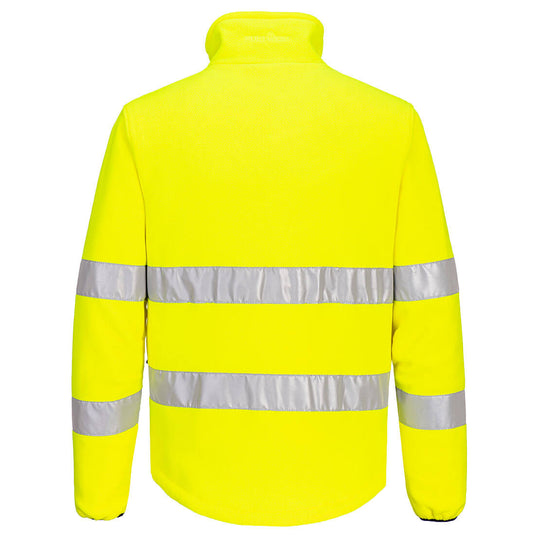 PW274 - Polaire Haute-Visibilité PW2, Jaune/Noir, vue de dos