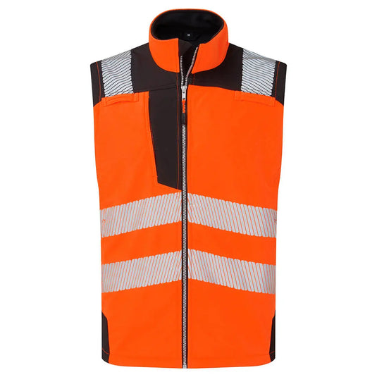PW325 - Softshell sans manches Hi-Vis (3 couches) Epi-Protect