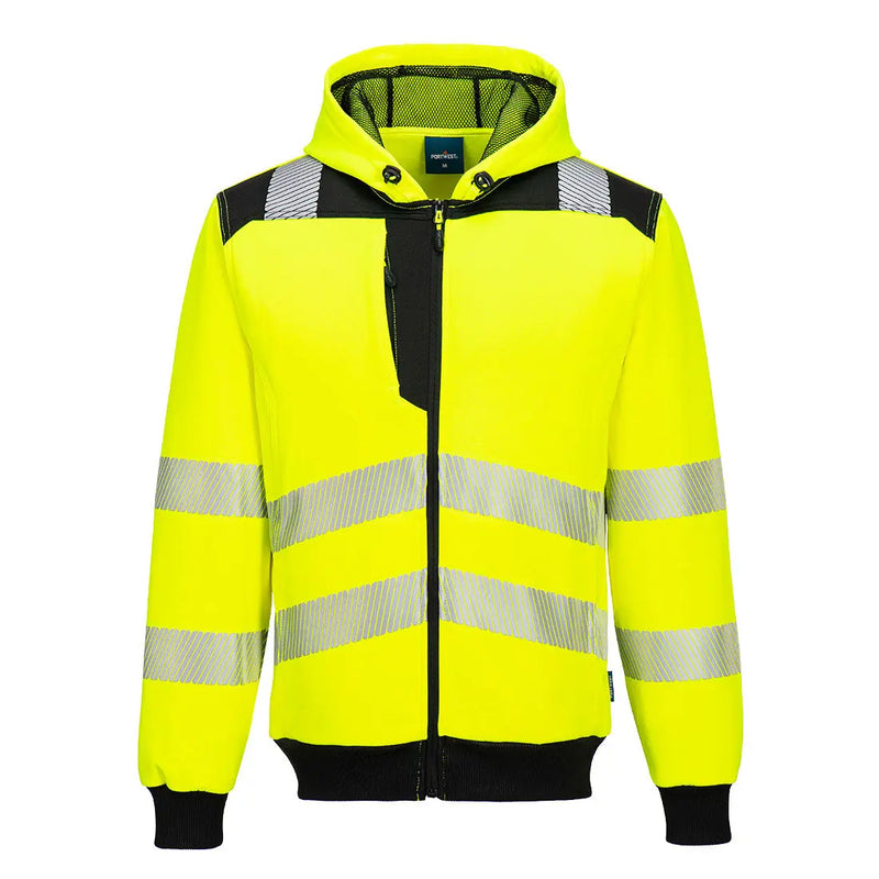 Chargez l'image dans la visionneuse de la galerie, Sweat haute visibilité capuche zippé PW327 - protection EN ISO 20471
